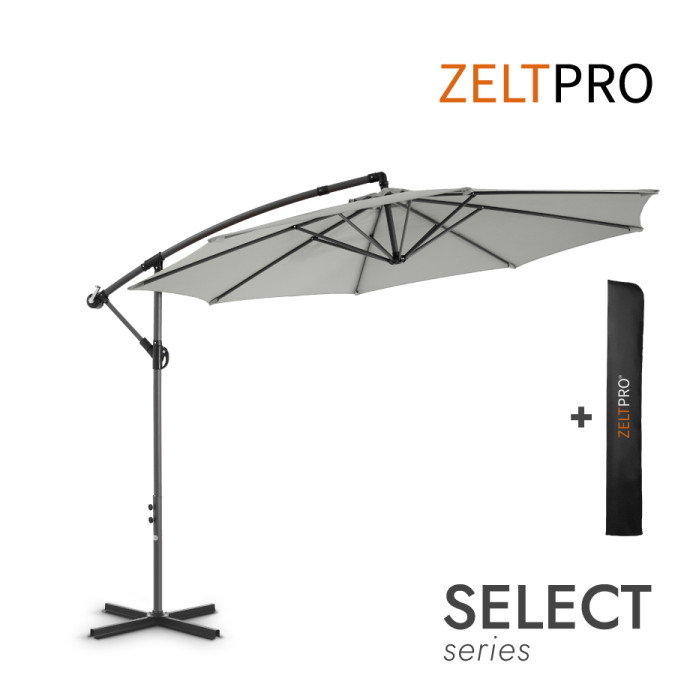 Skėtis su užvalkalu Select Light Grey