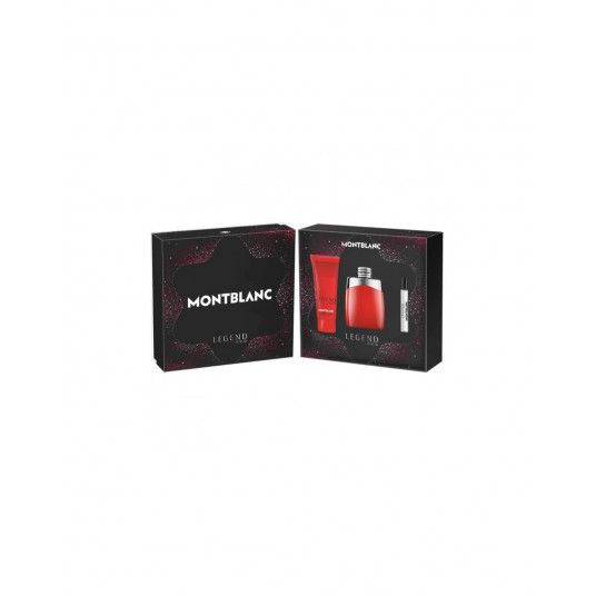  Set Montblanc Legend Red Edp 100ml Gel Mini@ 