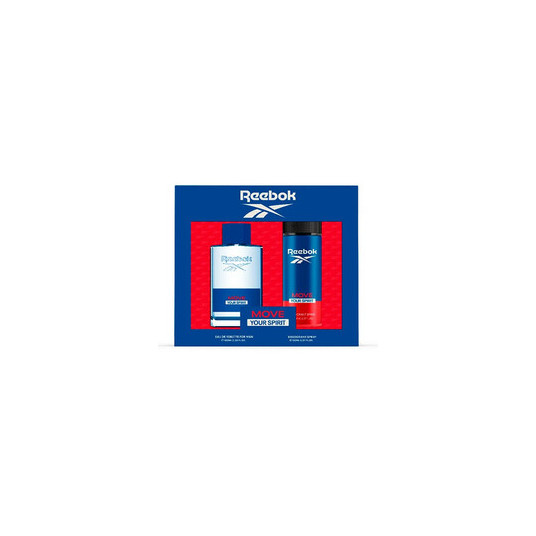  Reebok Move Your Spirit Dárková sada EDT 100 ml a deospray 150 ml, 100ml 