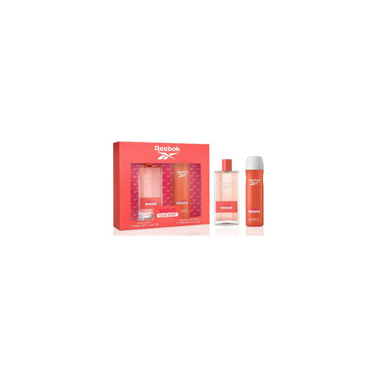 Reebok Move Your Spirit For Women Dárková sada EDT 100 ml a deospray 150 ml, 100ml