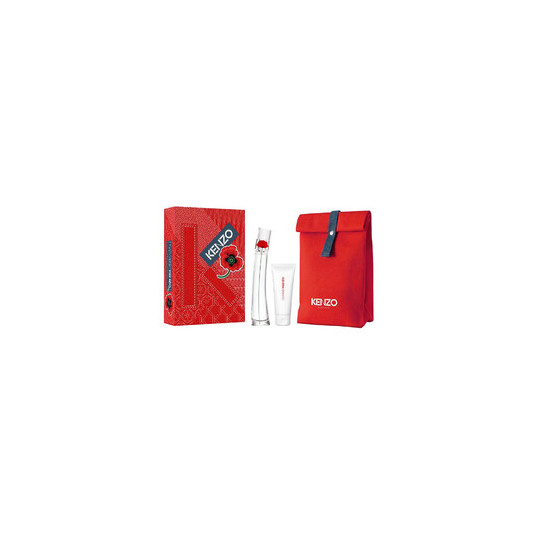 Kenzo Flower By Kenzo Dárková sada EDP 50 ml, tělové mléko 75 ml a pouzdro, 50ml