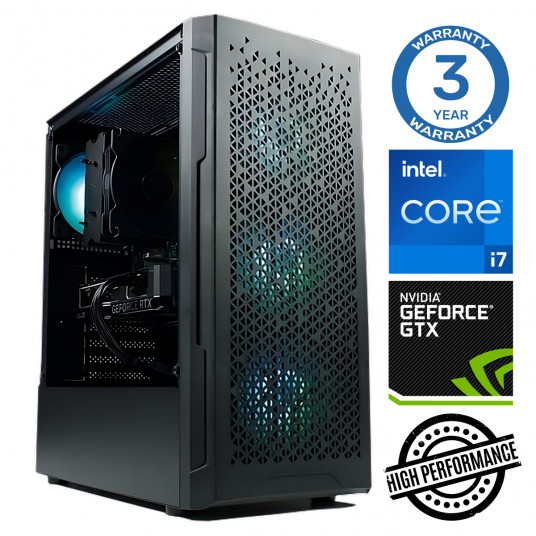 INTOP i7-12700F 32GB 500SSD M.2 NVME+2TB GTX1650 4GB no-OS