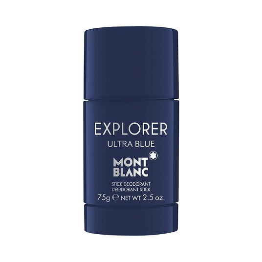  BACK IN STOCK  Mont Blanc Explorer Ultra Blue 75g Deodorant Stick 