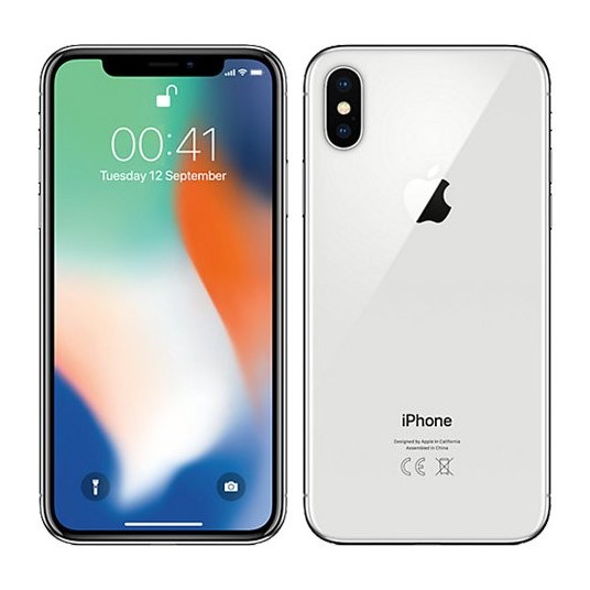  Išmanusis telefonas Apple iPhone X 64GB Silver (Atnaujintas - A klasė)  