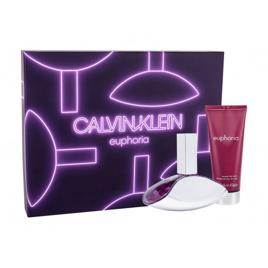 SET CALVIN KLEIN Euphoria Woman EDP spray 100ml BODY LOTION 100ml