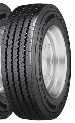 CONTINENTAL 215/75R17.5 SCANDINAVIA HT3 16PR 135/133K TL M+S 3PMSF /priekaba