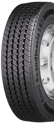 CONTINENTAL 235/75R17.5 SCANDINAVIA LS3 12PR 132/130M TL M+S 3PMSF /priekis