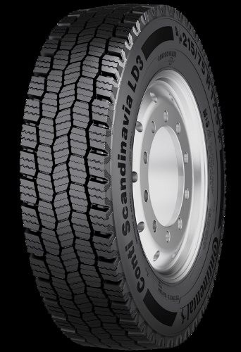 CONTINENTAL 235/75R17.5 SCANDINAVIA LD3 12PR 132/130M TL M+S 3PMSF /galas