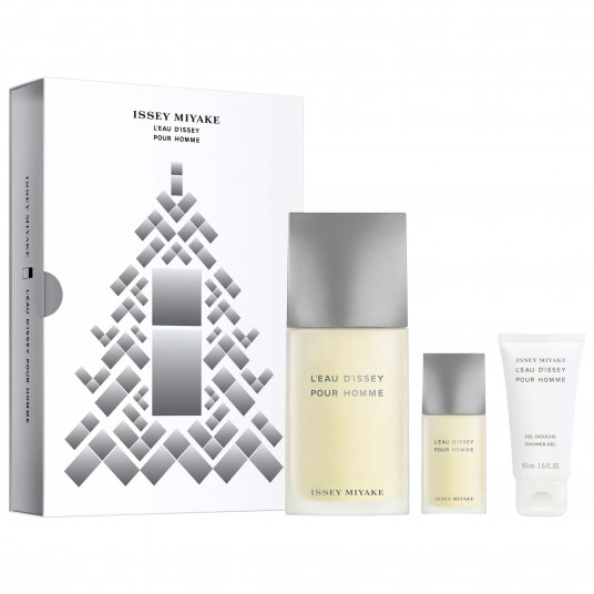  Issey Miyake L' Eau D' Issey Pour Homme EDT 125ml + Dušo želė 50ml + EDT 15ml 
