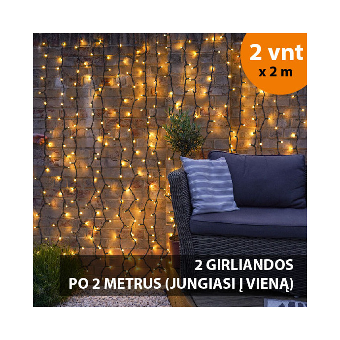 Lauko girlianda PROLED IP67 4x2 m