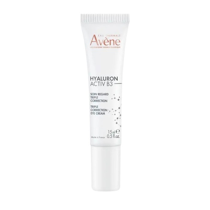 trigubo poveikio paakių kremas brandžiai odai  "Avene Hyaluron Activ B3 Eye Triple Correction" 15ml