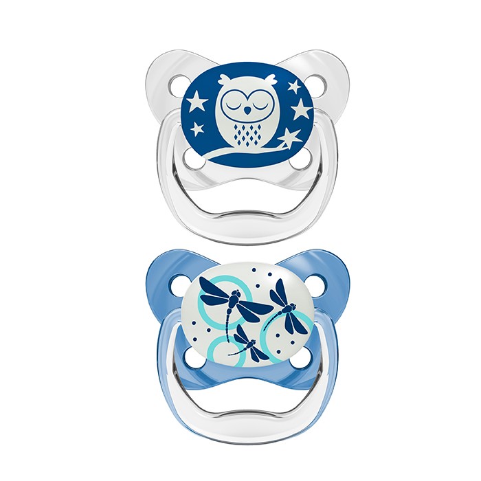 Dr. Brown's Prevent Nocturne čiulptukas mėlynas T/1 0-6M