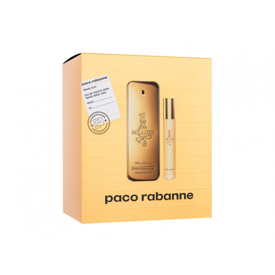  Paco Rabanne One Million Edt Sp 100ml Ts 20ml Travel Set 23 