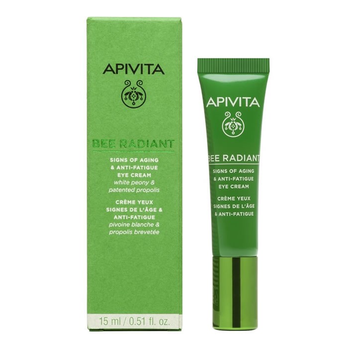 Apivita Bee Radiant Anti-Ageing Eyes paakių kremas nuo raukšlių 15ml