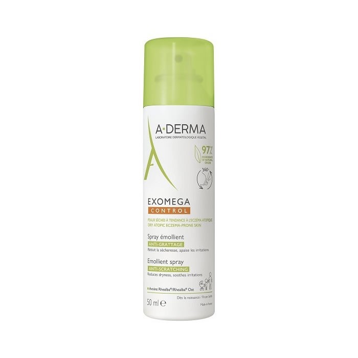 A-Derma Exomega Control   sausos ir atopiškos odos purškalas 50ml