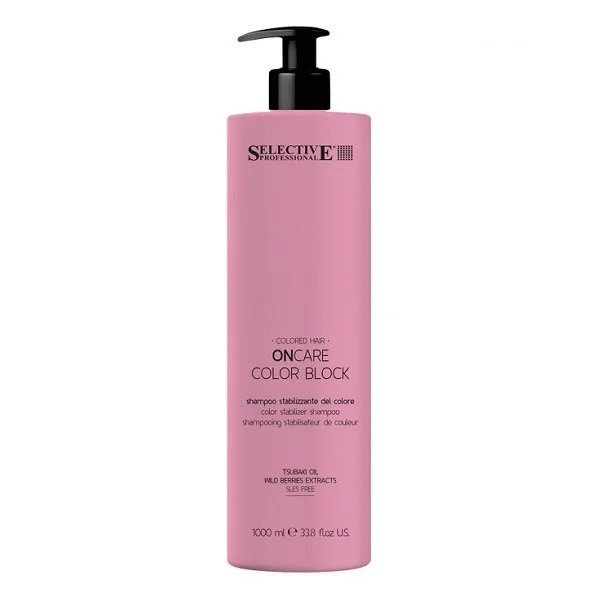 SELECTIVE ON CARE COLOR BLOCK SHAMPOO šampūnas dažytiems plaukams 1000ml
