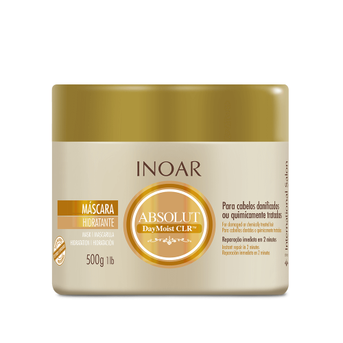 Inoar Absolut Day Moist Mask kaukė plaukams  500 Gr