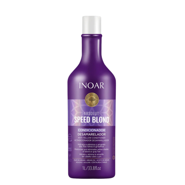 Inoar Speed Blond Conditioner Pilkinantis, spalvą koreguojantis kondicionierius 1000ml