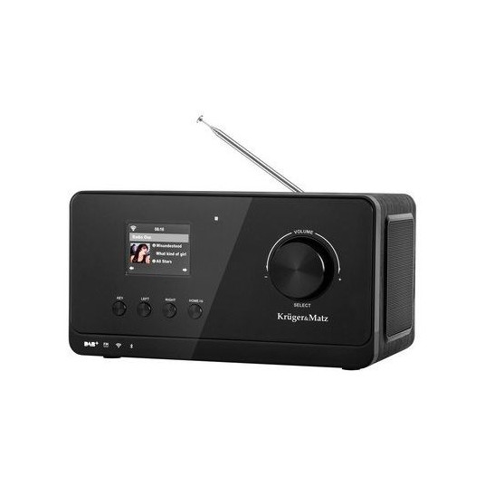  Krüger&Matz KM0816 radijo imtuvas Asmeniškas Analoginis ir skaitmeninis Juoda 