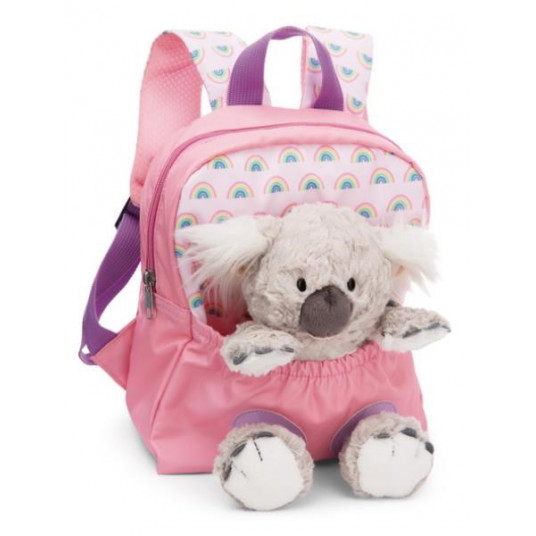 NICI 49841 Backpack 21x26cm pink + Koala mascot 25cm