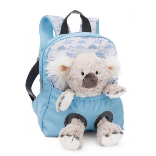 NICI 49840 Backpack 21x26cm blue + Koala mascot 25cm