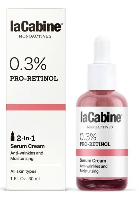 La Cabine Monoactives 0,3 Retino Serum Cream serumas  30ml