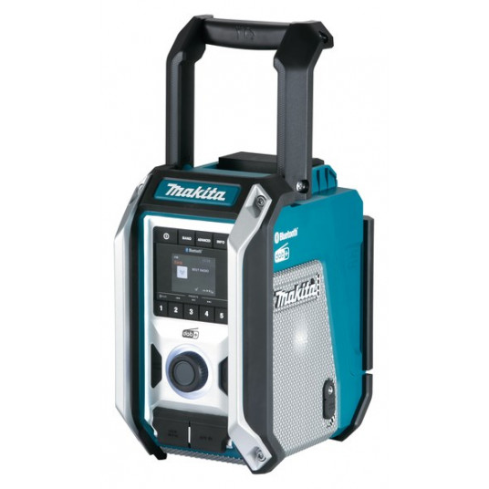  Makita DMR115 radijo imtuvas Darbo vieta Juoda, Mėlyna 