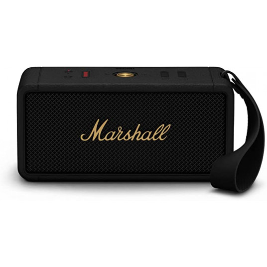  Kolonėlė Marshall Middleton, Wireless, Black and Brass 