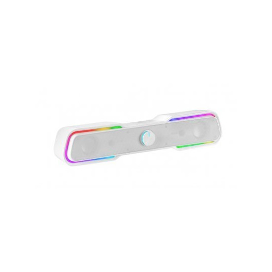 Mars Gaming MSBXW Bluetooth 5.0 Soundbar with RGB / AUX / 10W