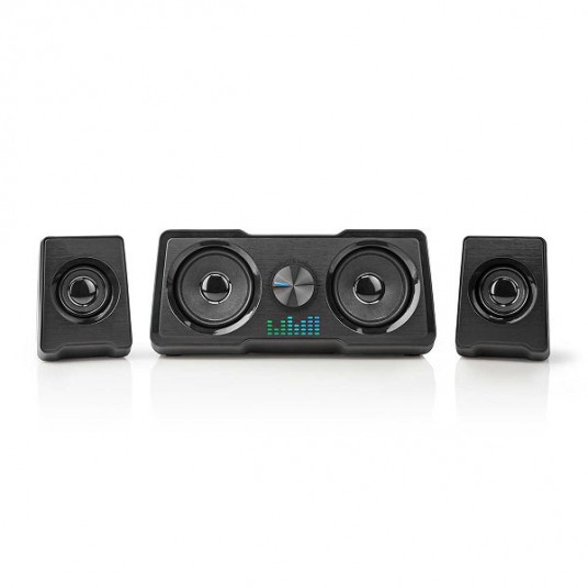  Nedis GSPR21022BK Gaming Speaker 2.2 with USB power supply / 3.5 mm / 48W / LED 