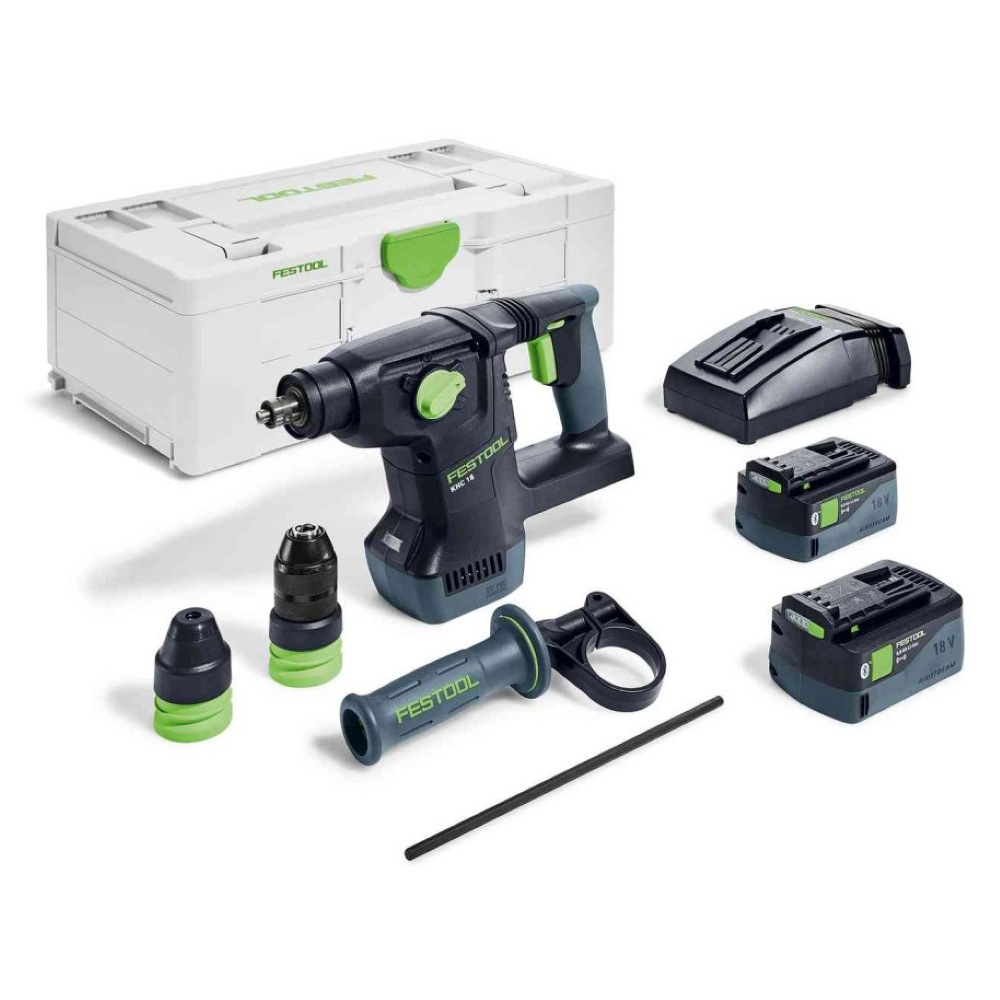 Akumuliatorinis kombinuotas perforatorius FESTOOL KHC 18 5,0 EBI-Plus 577448