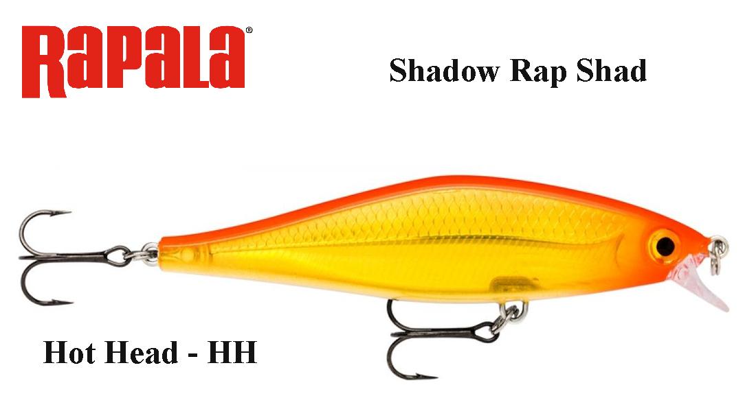 Vobleris Rapala Shadow Rap Shad SDRS09 Hot Head 9 cm
