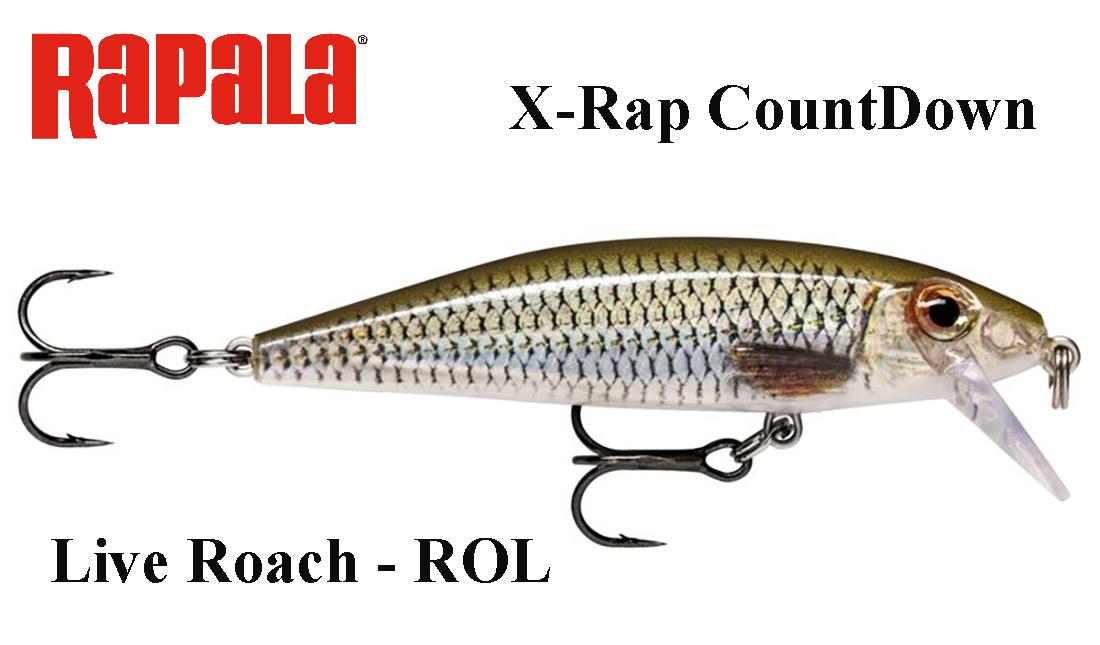 Rapala vobleris X-Rap CountDown XRCD Live Roach ROL 5 cm