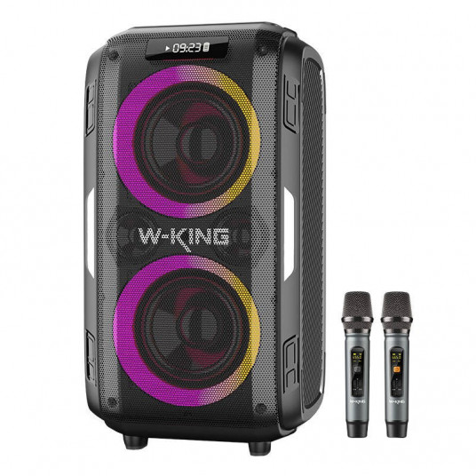  "BLUETOOTH" BELAIDIS GARSIAKALBIS W-KING T9 PRO 120W JUODAS 