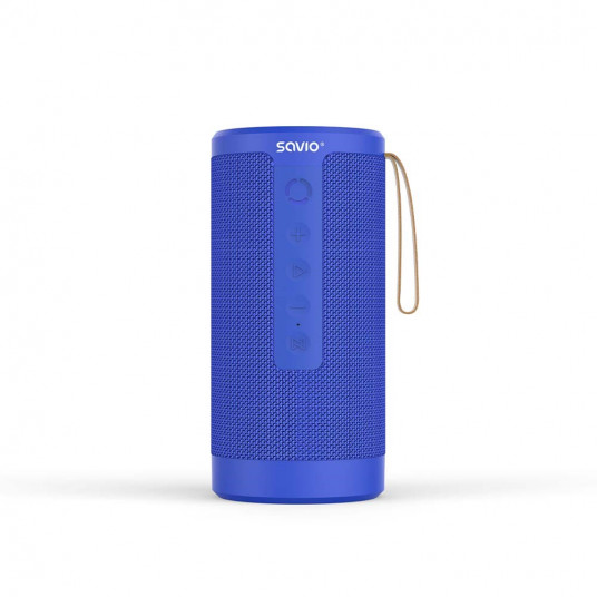  Savio BS-031 nešiojamasis Bluetooth belaidis garsiakalbis 10W mėlynas 