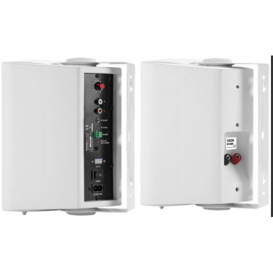  VISION active white speakers SP-1900P 