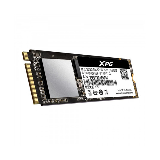  	 ADATA XPG SX8200 Pro 512 GB, SSD interface M.2 NVME, Write speed 2300 MB/s, Read speed 3500 MB/s 