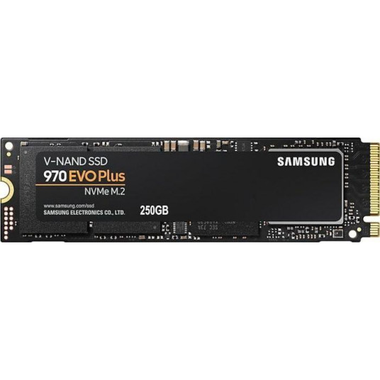  SSD|SAMSUNG|970 Evo Plus|250GB|M.2|PCIE|NVMe|MLC|Write speed 2300 MBytes/sec|Read speed 3500 MBytes/sec|MTBF 1500000 hours|MZ-V7S250BW 