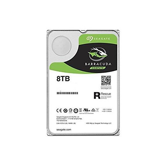  HDD|SEAGATE|Barracuda|8TB|SATA 3.0|256 MB|5400 rpm|Discs/Heads 4/8|3,5"|ST8000DM004 