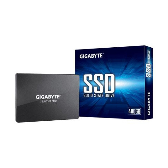  SSD|GIGABYTE|480GB|SATA 3.0|Write speed 480 MBytes/sec|Read speed 550 MBytes/sec|2,5"|MTBF 2000000 hours|GP-GSTFS31480GNTD 