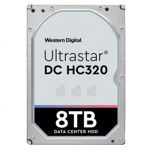  HDD|WESTERN DIGITAL ULTRASTAR|Ultrastar DC HC320|HUS728T8TALE6L4|8TB|SATA 3.0|256 MB|7200 rpm|3,5"|0B36404 