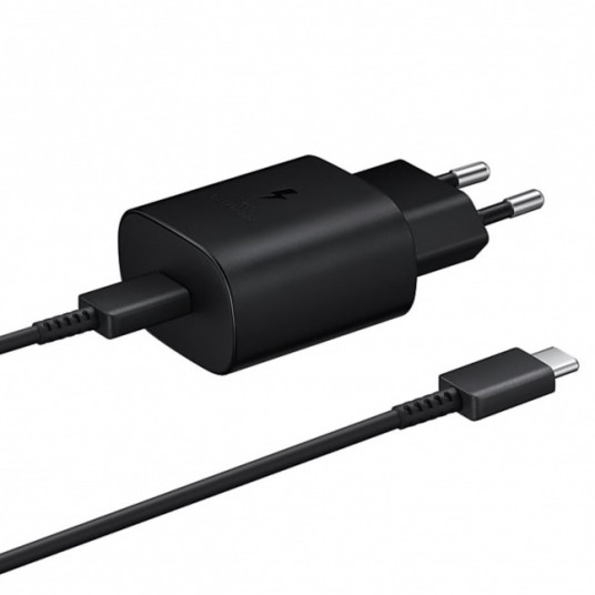  Įkroviklis Samsung USB-C 25W, 1m Black 