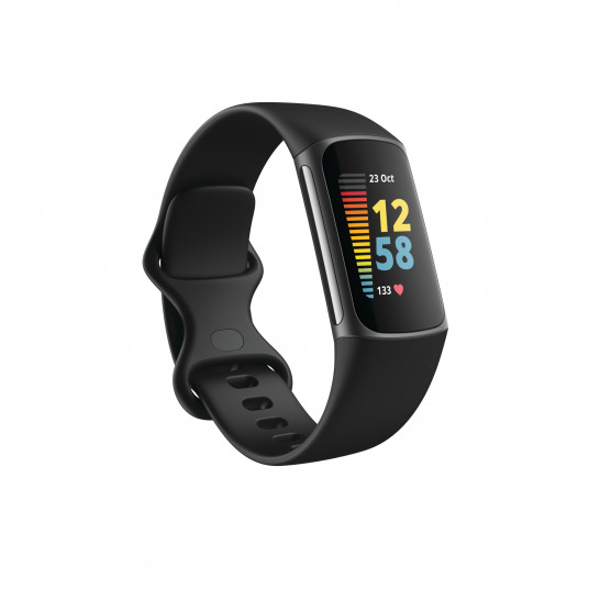  Išmanioji apyrankė Fitbit Charge 5, Fitness & Health Tracker, Graphite/Black Stainless Steel FB421BKBK 