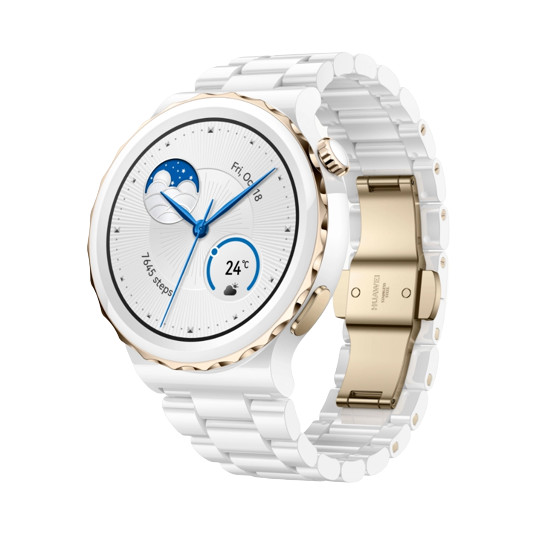  Laikrodis Huawei Watch GT 3 Pro 43mm White Ceramic 