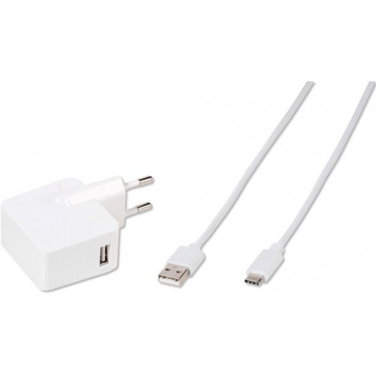  Kroviklis VIVANCO 60020 USB-C 3A 1,2m White 