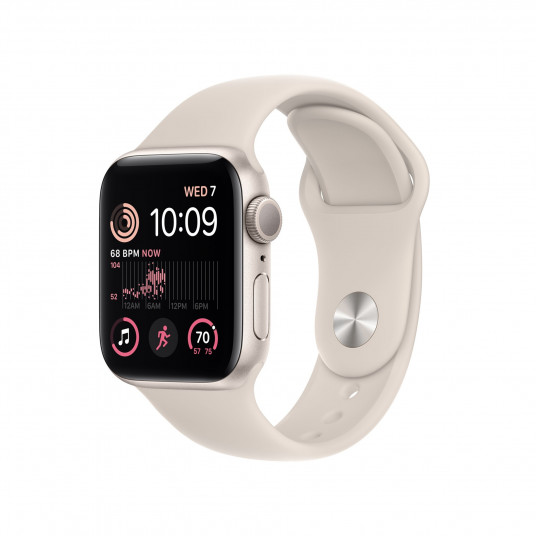  Išmanusis laikrodis Apple Watch SE 2022 GPS, 44mm Starlight Aluminium Case with Starlight Sport Band MNJX3UL/A 