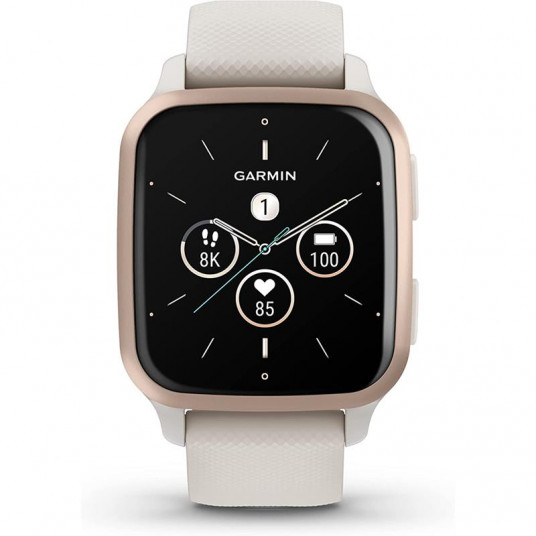 Išmanusis laikrodis Garmin Venu Sq 2 Music, beige/gold 010-02700-11