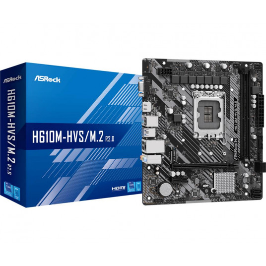 MB H610 S1700 MATX/H610M-HVS/M.2 R2.0 ASROCK