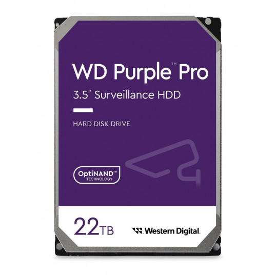  HDD SATA 22TB 6GB/S 512MB/PURPLE WD221PURP WDC 