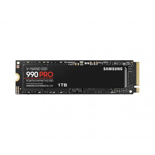  Samsung 990 PRO 1000 GB, MZ-V9P1T0BW SSD form factor M.2 2280, SSD interface PCIe Gen4x4, Write speed 6900 MB/s, Read speed 7450 MB/s 